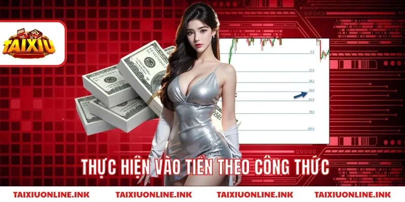 Thực hiện vào tiền theo công thức